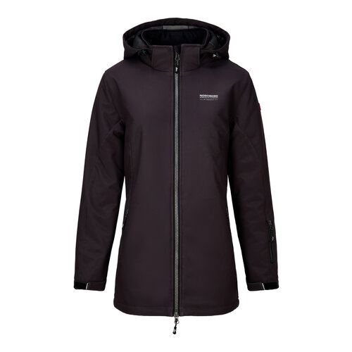 Nordberg Nordberg - Olla Softshell Outdoorjacke - Damen - Braun - Größe XXL Nordberg Nordberg - Olla Softshell Outdoorjacke - Damen - Braun - Größe XXL