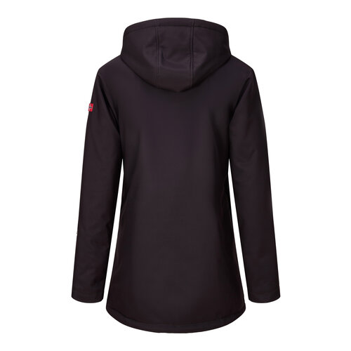 Nordberg Nordberg - Olla Softshell Outdoorjas - Dames - Brown - Maat 4XL