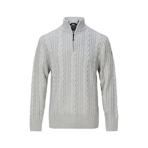 Nordberg Nordberg Kol Sweater Half Zip - Heren - Grijs Melange - Maat M Nordberg Nordberg Kol Sweater Half Zip - Heren - Grijs Melange - Maat M