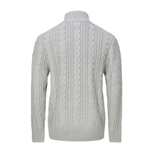 Nordberg Nordberg Kol Sweater Half Zip - Heren - Grijs Melange - Maat XXL Nordberg Nordberg Kol Sweater Half Zip - Heren - Grijs Melange - Maat XXL