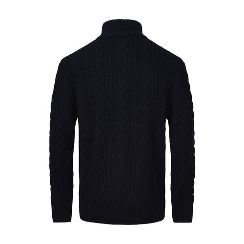 Nordberg Pull Nordberg Kol demi-zip - Homme - Bleu marine - Taille XXL