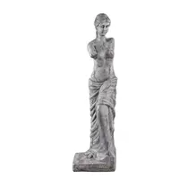 PTMD Decoratief Beeld Vrouw - 27 x 25 x 90 cm