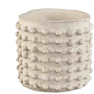PTMD PTMD Bloempot Alfons - Ø31 x 28 cm - Cement - Grijs