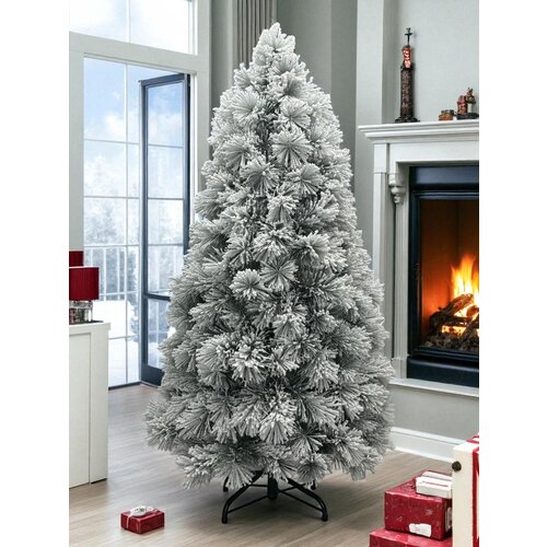 XMS-Trees XMS-Trees Kunstkerstboom Fairbanks H240 x Ø117 cm - met besneeuwde takken - Brandvertragend