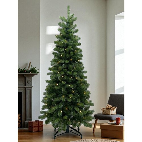 XMS-Trees XMS-Trees Kunstkerstboom Banff H150 x Ø68 cm - inclusief LED - Slank model - Brandvertragend