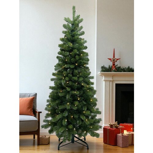 XMS-Trees XMS-Trees Kunstkerstboom Banff H210 x Ø97 cm - inclusief LED - Slank model - Brandvertragend