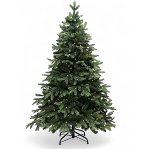 XMS-Trees XMS-Trees Artificial Christmas Tree Whistler H210 x Ø147 cm - including LED - Realistic model/Pine green - Flame retardant