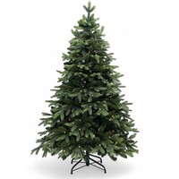 XMS-Trees Kunstkerstboom Whistler H270 x Ø180 cm - inclusief LED - Realistisch model/Dennengroen - Brandvertragend