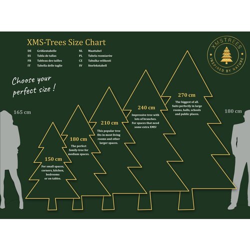 XMS-Trees XMS-Trees Kunstkerstboom Whistler H240 x Ø167 cm - Realistisch model/Dennengroen - Brandvertragend