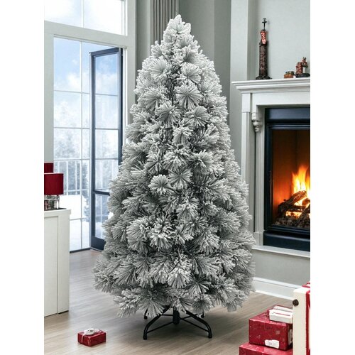 Künstlicher Weihnachtsbaum mit Schnee 180 cm