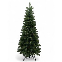 Künstlicher Weihnachtsbaum Schmal 210 cm mit Beleuchtung