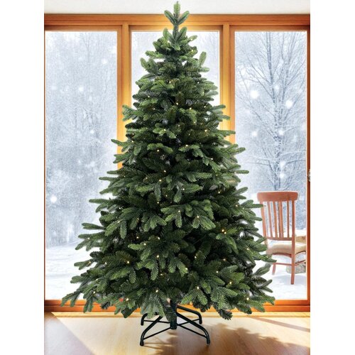 Künstlicher Weihnachtsbaum mit Lichtern 150 cm