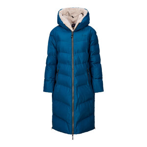 Nordberg Nordberg Lange Steppjacke Hilary - Damen - Kristallblau - Größe XXL