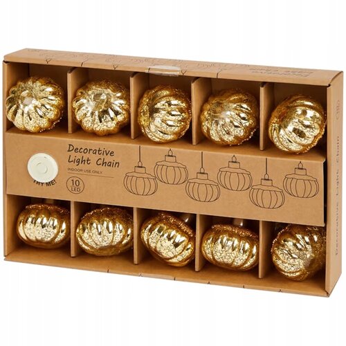 LED Light String Pumpkin - Gold - 3.2 meters LED Light String Pumpkin - Gold - 3.2 meters