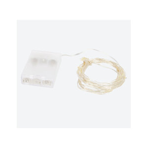 Batteriebetriebene Lichterkette – mit Timer – 80 LEDs – 80 cm