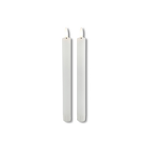 Countryfield Dinerkaars met LED - Wit - Ø2,2 x 24 cm - 2 stuks Countryfield Dinerkaars met LED - Wit - Ø2,2 x 24 cm - 2 stuks
