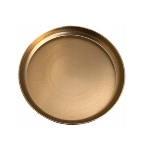 Vassoio/Ciotola Decorativa - Oro - Ø32 x 3 cm