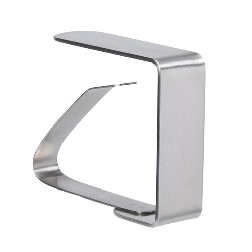 Stainless steel tablecloth clips – Set of 4 – For indoor and outdoor use