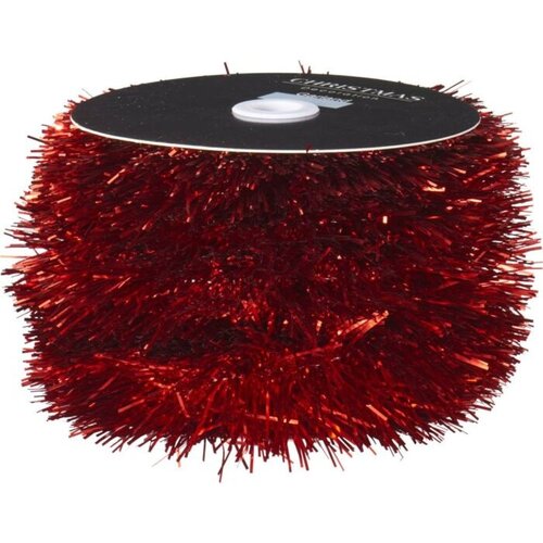 Christmas garland on a roll - Red - 10 meters