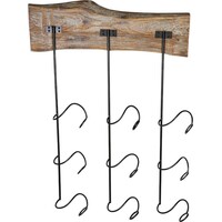 PTMD Wine Rack Yenn - Natural Wood - 70 x 12 x 105 cm