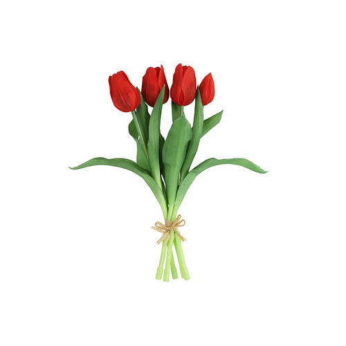 Countryfield Countryfield Tulpenstrauß – Tulpen – Dunkelrot – 30 cm