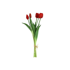 Countryfield Countryfield Tulpenstrauß – Tulpen – Dunkelrot – 40 cm