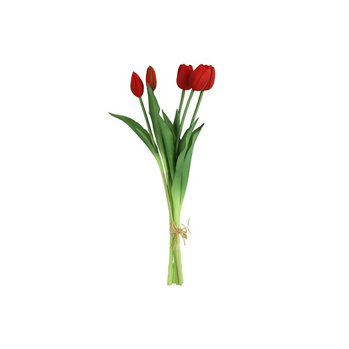Countryfield Countryfield Tulpenstrauß – Tulpen – Dunkelrot – 40 cm