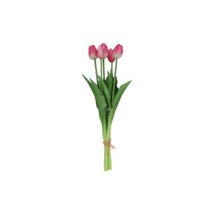 Countryfield Countryfield Tulip Bouquet - Tulips - Pink/White - 40 cm