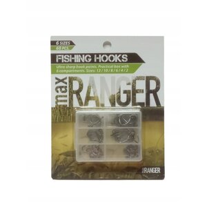 Max Ranger Fishhooks - 60 pieces