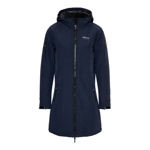 Nordberg GITTE - Lange Winterjas - Dames - Donkerblauw