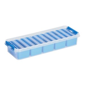 Sunware Caja de almacenamiento Sunware Q-line con 7 compartimentos - Azul - 2,5 litros Sunware Caja de almacenamiento Sunware Q-line con 7 compartimentos - Azul - 2,5 litros