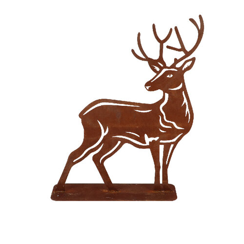 Esschert Design Esschert Design Cerf - Rouille - 39 x 10 x 50 cm