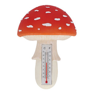 Esschert Design Esschert Design Thermometer Vliegenzwam