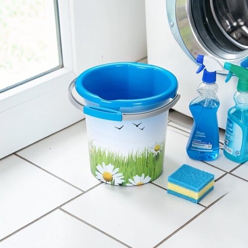 Seau à fleurs - Bleu - 12 litres