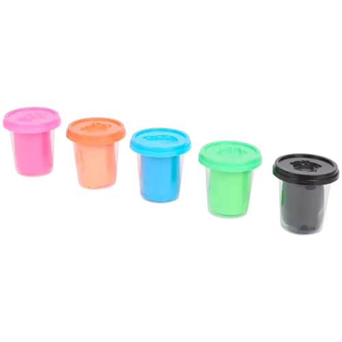 Knete-Set für Kinder - 5 x 140 Gramm