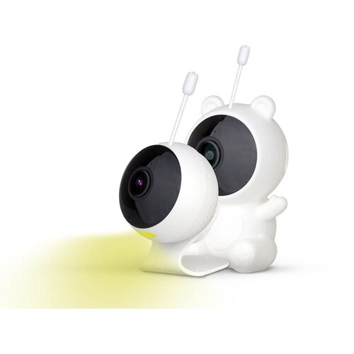 Qnect Wifi Smart Baby Monitor Set - Includes Camera - White