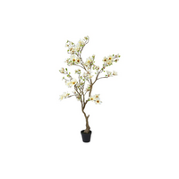 Countryfield Artificial Plant Magnolia – White – Ø50 cm – Height 210 cm
