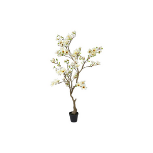 Countryfield Planta Artificial Magnolia Countryfield – Blanca – Ø50 cm – Altura 210 cm