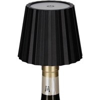 Jens Living Bottle Lamp LED - Black - Ribbed