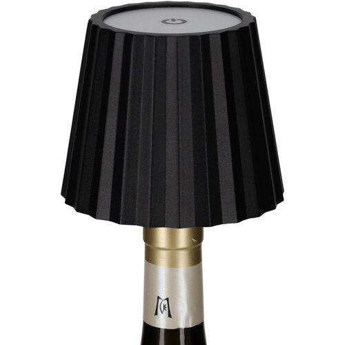 Jens Living Bottle Lamp LED - Black - Ribbed