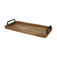 Jens Living Holztablett Kelby – Natur – 50 x 24,5 x 7,5 cm