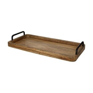 Jens Living Drewniana taca Kelby - Naturalna - 50 x 24,5 x 7,5 cm Jens Living Drewniana taca Kelby - Naturalna - 50 x 24,5 x 7,5 cm