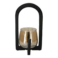 Lanterne vivante Jens Living Lantern Ravi - Noire - Ø13 cm - Hauteur 22 cm