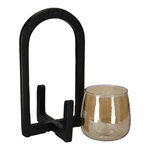 Lanterne vivante Jens Living Lantern Ravi - Noire - Ø13 cm - Hauteur 22 cm