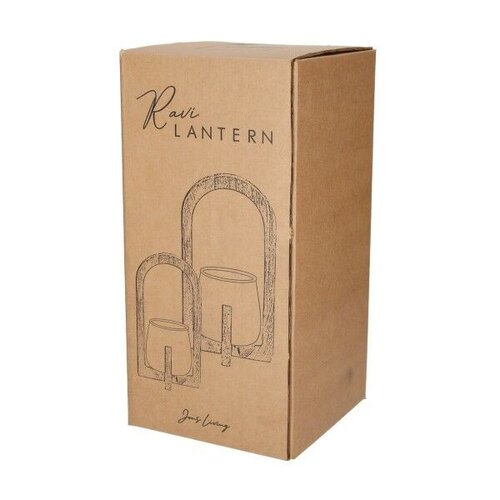 Lanterne vivante Jens Living Lantern Ravi - Noire - Ø13 cm - Hauteur 22 cm