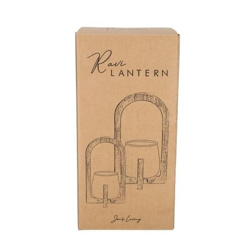 Lanterne vivante Jens Living Lantern Ravi - Noire - Ø13 cm - Hauteur 22 cm