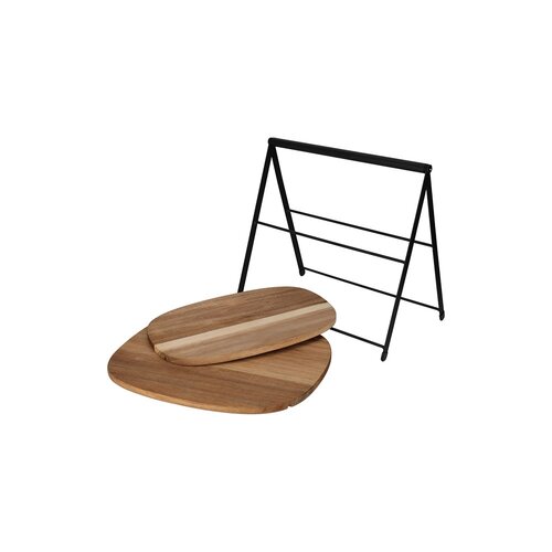 Jens Living Foldable Etagere Linn - Natural - 28 x 24 x 25.5 cm