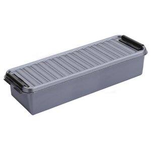 Sunware Sunware Q-Line Storage Box - Silver/Black - 0.9 liters