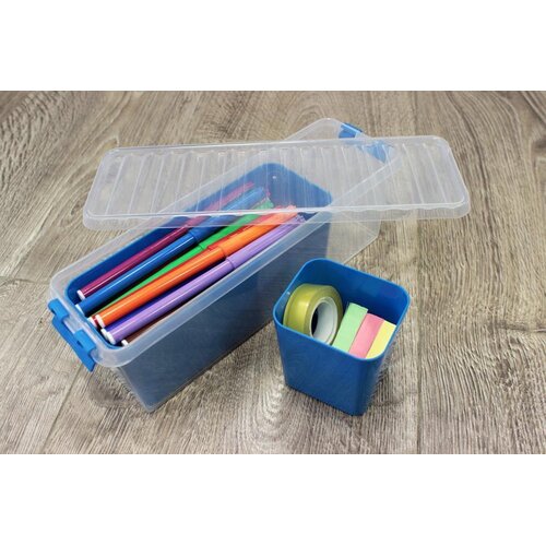 Sunware Sunware Q-Line Opbergbox - Mixed Box - Blauw - 1,3 liter