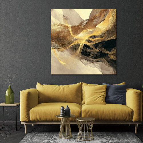 ter Halle Ter Halle Glasmalerei Goldene Wellen - 160 x 110 cm